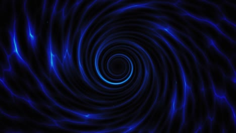 slowly rotating hypnotic dark blue vortex spiral