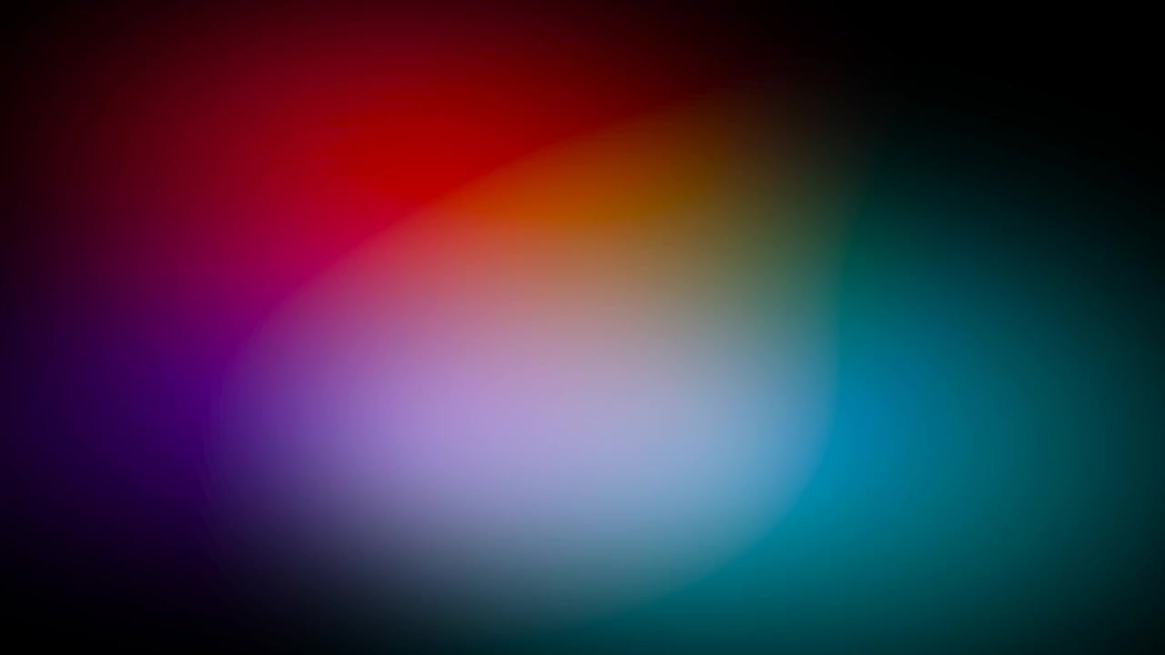 Abstract Colorful Light Leaks and Transitions on Black Background
