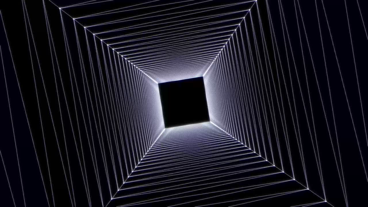 абстрактный бесперебойный туннель движения фона 4k