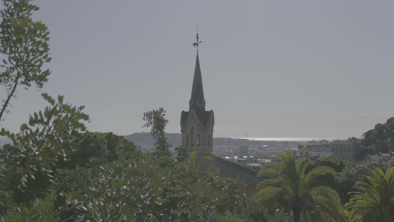 Park Guell Tower View