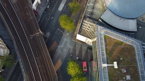 BVG-S-Bahn-subway-Railroad-bridge-busy-road-skyscrapers