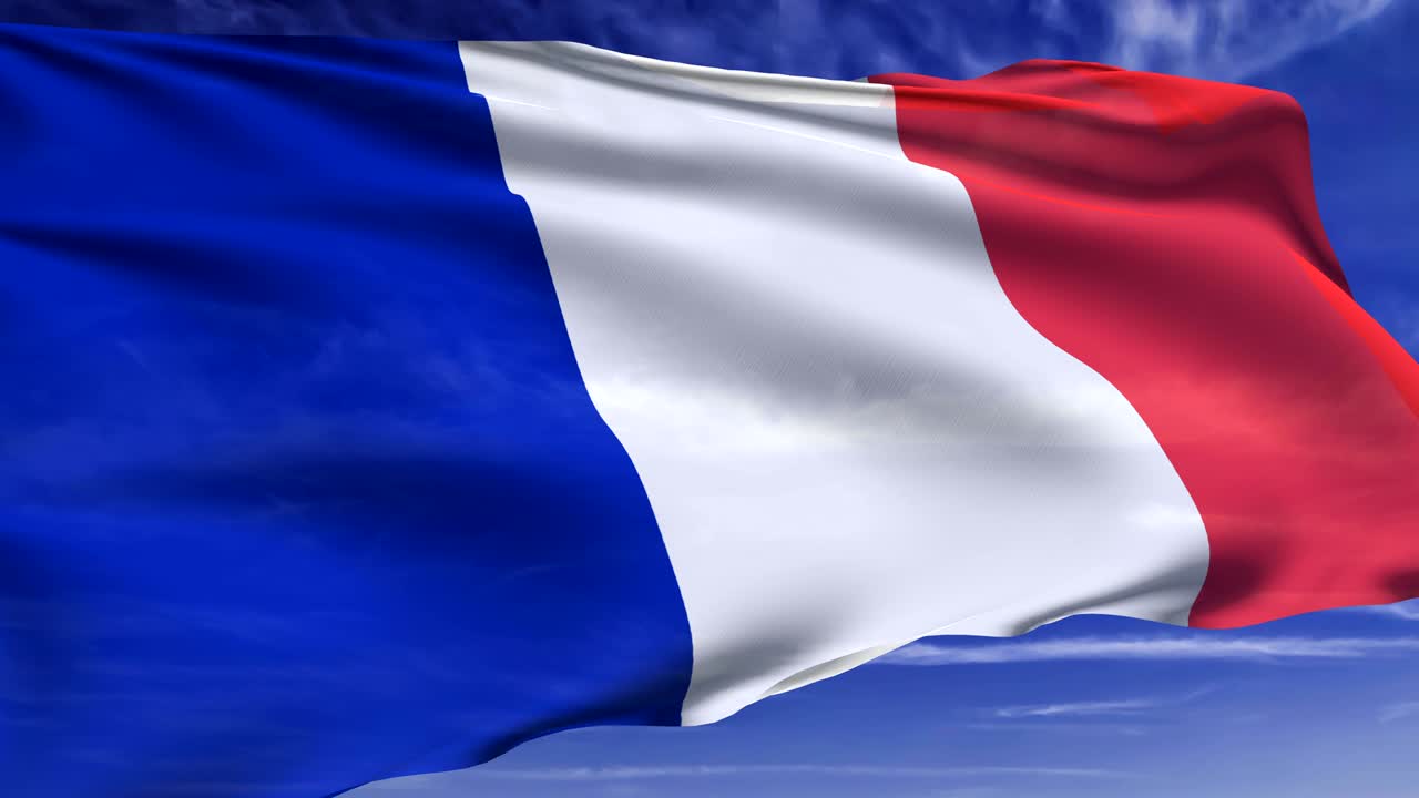 bandera de francia (en bucle)