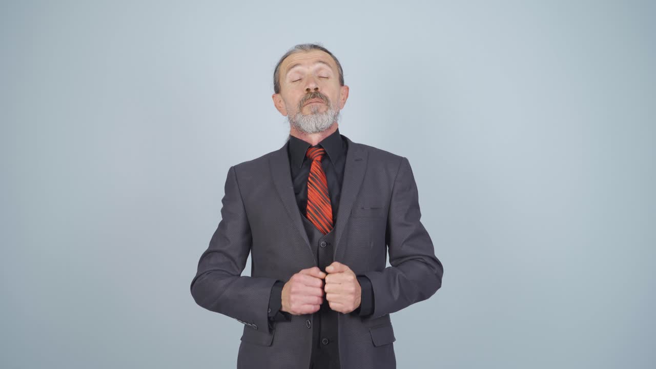 피곤한 사업가.