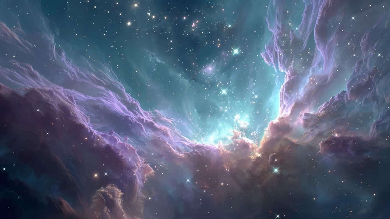 A Stunning Cosmic Landscape Unveiling the Mysteries of the Universe: Explore the Beauty of Nebulae, Stars, and Celestial Wonders in this Captivating Vision