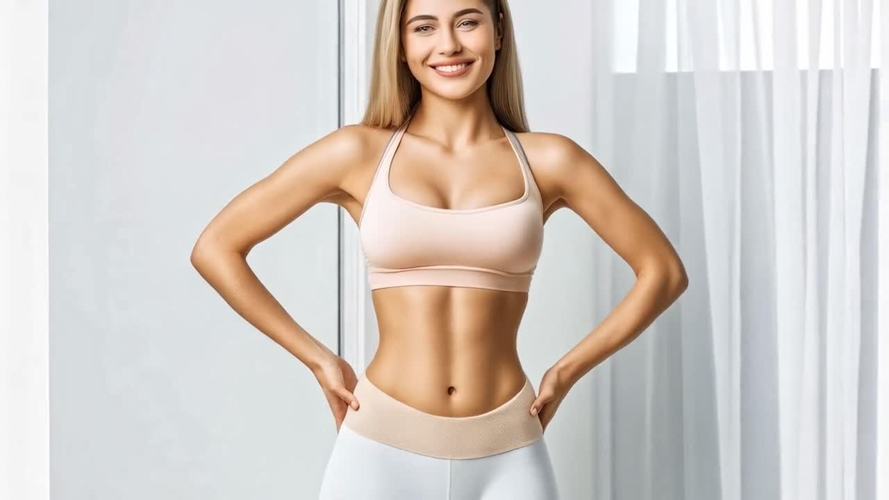 Fit and healthy woman in sportswear