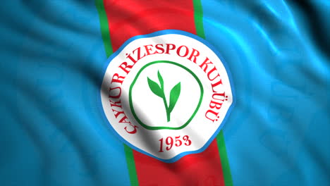la bandera de la ciudad de rizespor kulübü