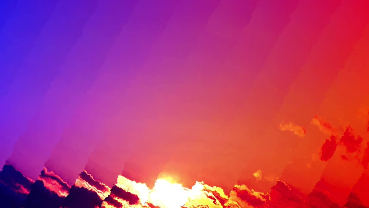 추상적인 판타지 하늘 애니메이션 루프