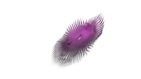 fondo abstracto forma orgánica segmentada giratoria