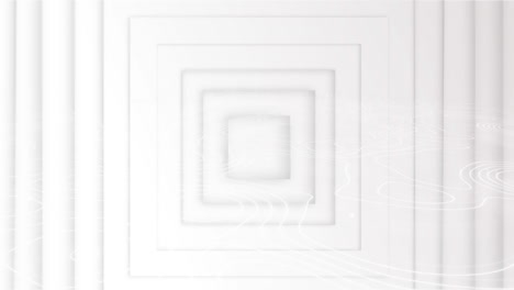 animación del patrón con cuadrados blancos pulsantes girando