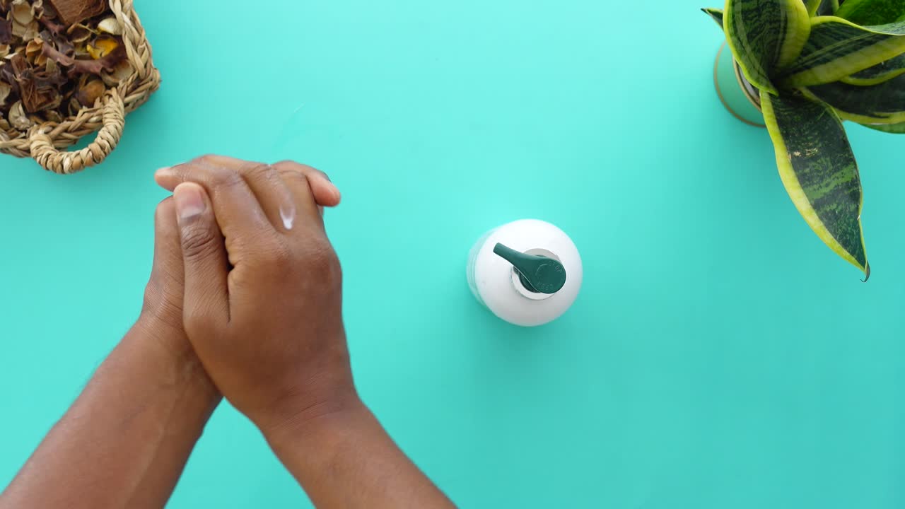 Applying Hand Cream