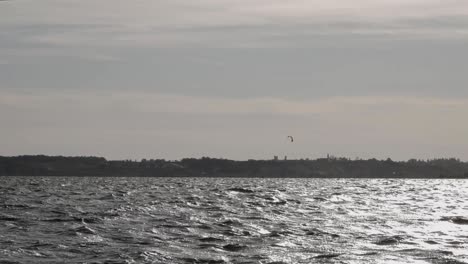 Waves-in-Rewa-At-The-Baltic-Sea-In-Poland-at-Sunset