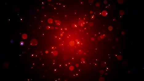 partículas brillantes y brillantes