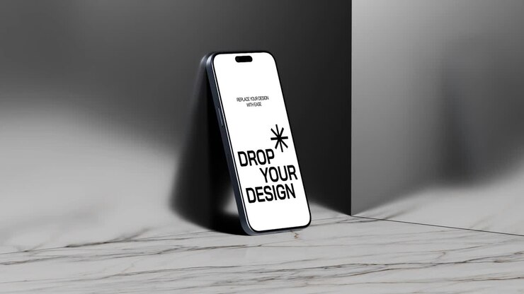 Mobile Phone Screen Mockup