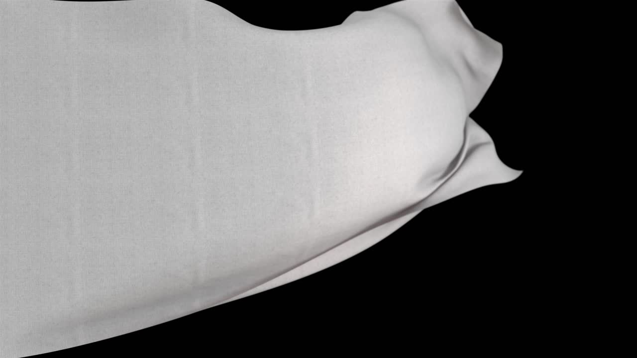 발의 항복이 바람에 흔들리는 배경 애니메이션