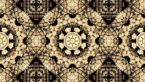 3d looped stone texture abstract decorative background. hypnotic ornate kaleidoscope.