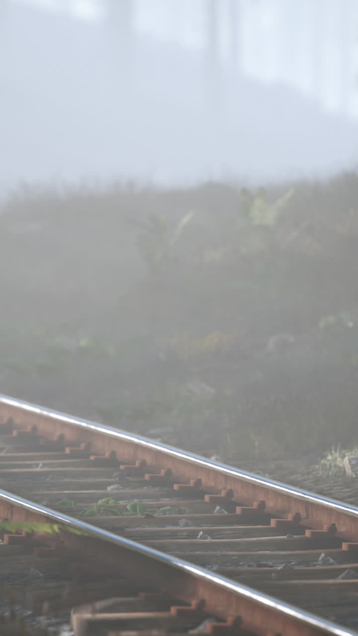 안개 속 의 철도 철도