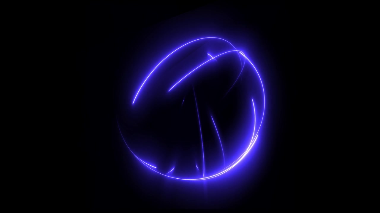 3D circle energy animation motion graphics