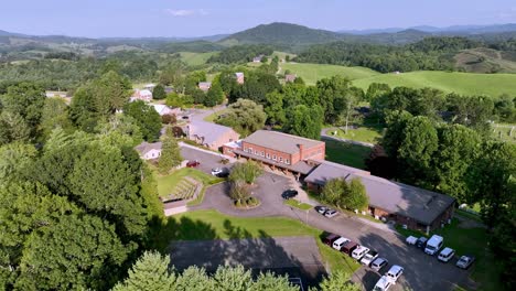 oak hill academy, basketball prep school aerial in mouth of wilson virginia