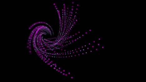 neon purple spiral dots