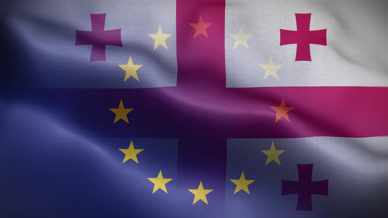 유럽 조지아 발 루프 배경 4k