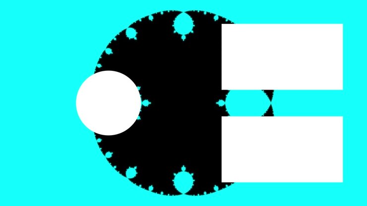 Psychedelic flashy end card ending screen motion graphics