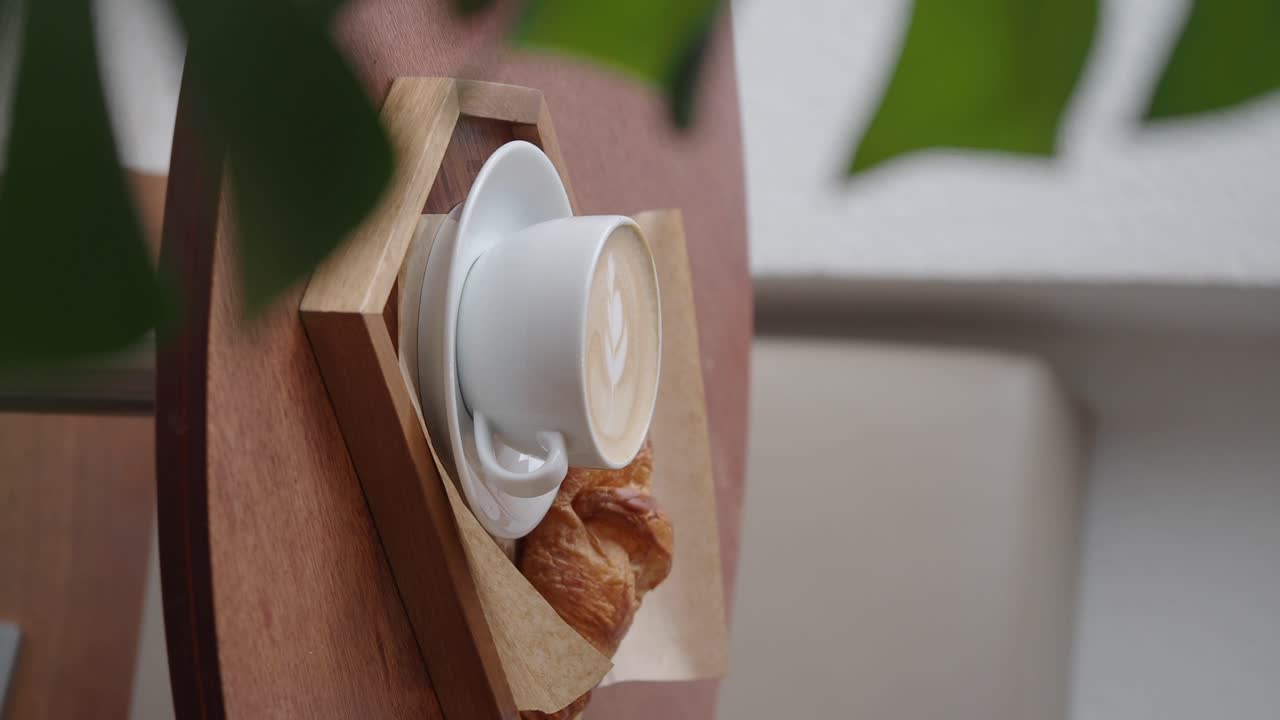 Coffee and Croissant Breakfast