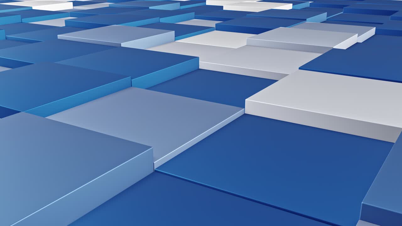 el patrón de salto cuadrado, el fondo 4k, el video de bucle de animación cg,