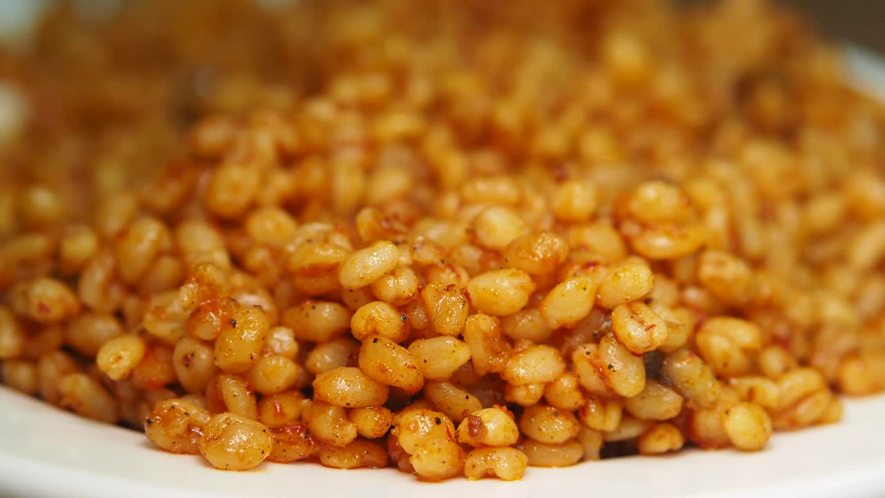 Plate of Cooked Bulgur