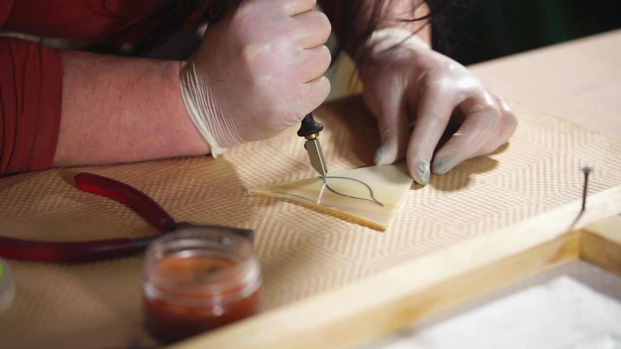 Glass Art Creation Process