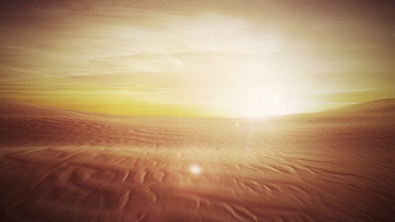 Desert Sunset Landscape