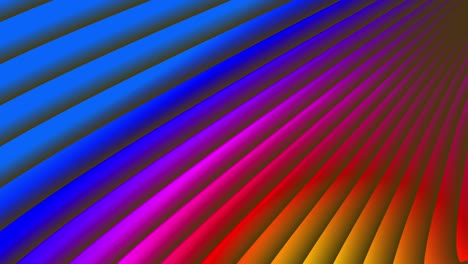 abstract colorful stripes line smooth wavy background motion video