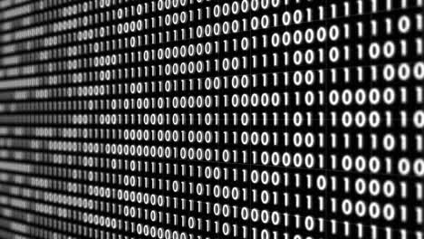 Static rows of dense binary code, consisting of alternating 1s and 0s, represent the fundamental data structure of digital communication and computer systems.” Let me know how you like it.