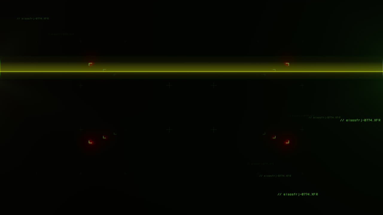 pantalla digital cyberpunk con elementos hud