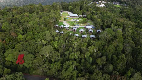el campamento de o'reilly se encuentra entre la prístina selva tropical del patrimonio mundial de la unesco, el parque nacional lamington.