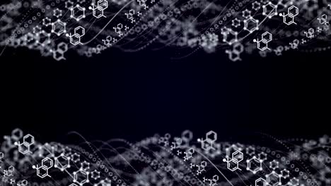 chemistry, molecules animation, background, rendering, loop, 4k