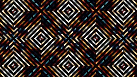 kaleidoscopio en movimiento. gráficos en movimiento de 4k