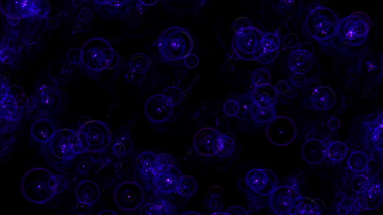 animación de partículas de forma de anillo gráficos de movimiento