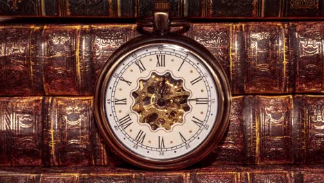 Close-up-on-vintage-clock