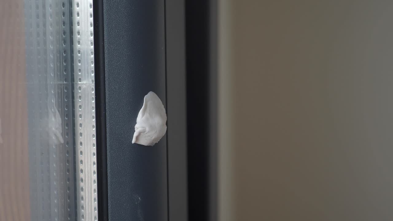 Removing Gum from a Window