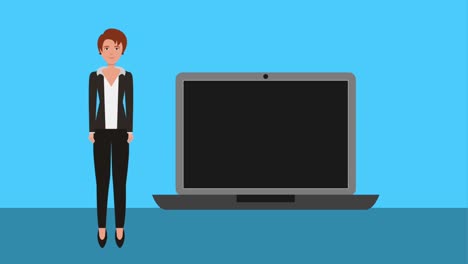 concepto de compras en línea para mujeres de negocios