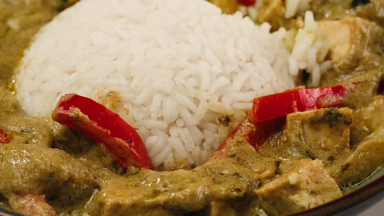 Green Curry and Rice