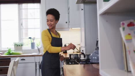 Mujer-De-Raza-Mixta-Preparando-Comida-En-La-Cocina