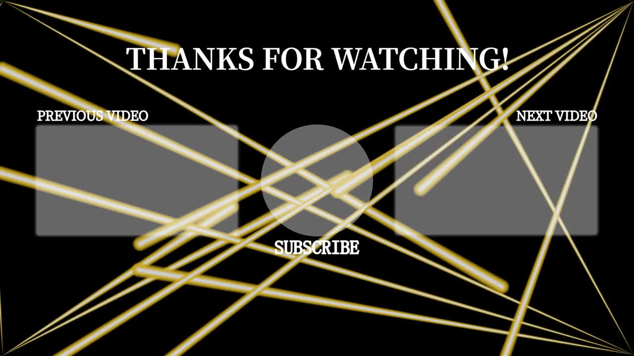 레이저 스테이지 세트  엔드 카드 엔딩 스크린 모션 그래픽