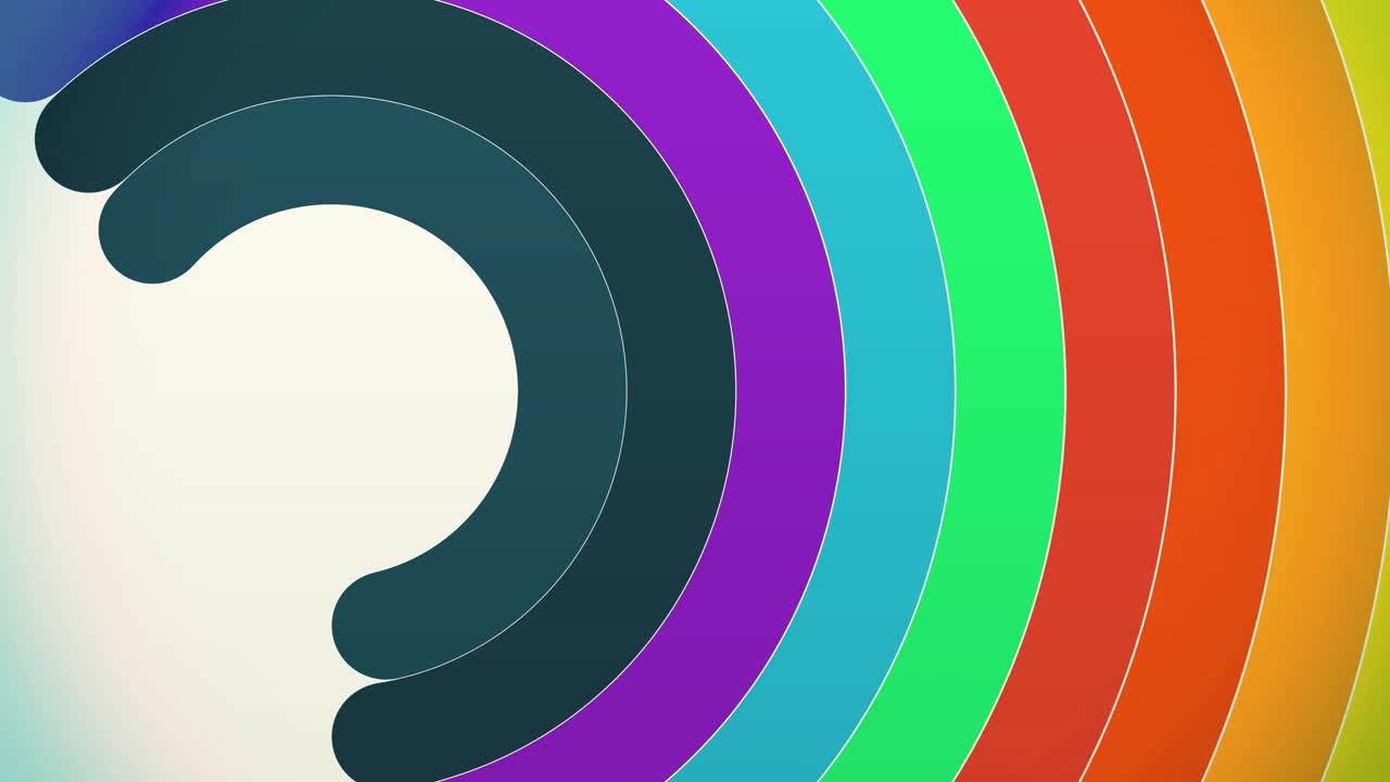 círculos de arco iris coloridos fondo abstracto