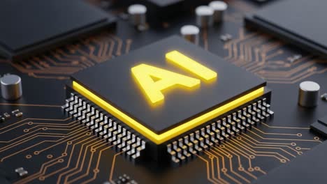 exploring the future of technology: ai chip design showcasing complex circuits and innovations in computer processing power