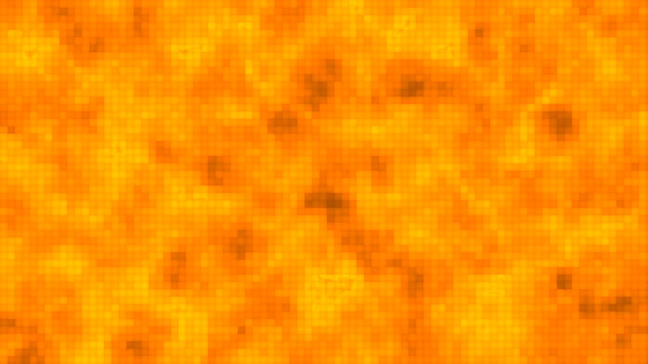 mosaik abstraktes licht und schatten gelbe feuerwellenform auf heißer luft schwebend