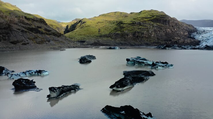 laguna glaciar en islandia