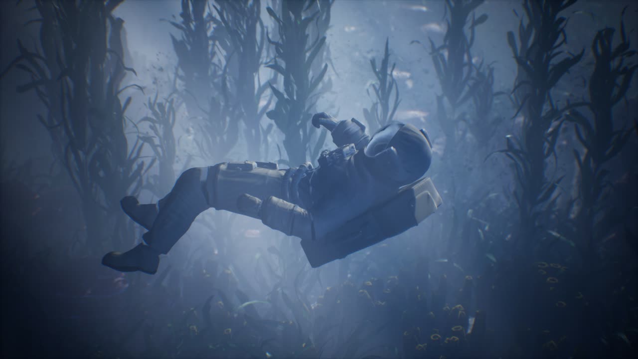 Astronauta in mare