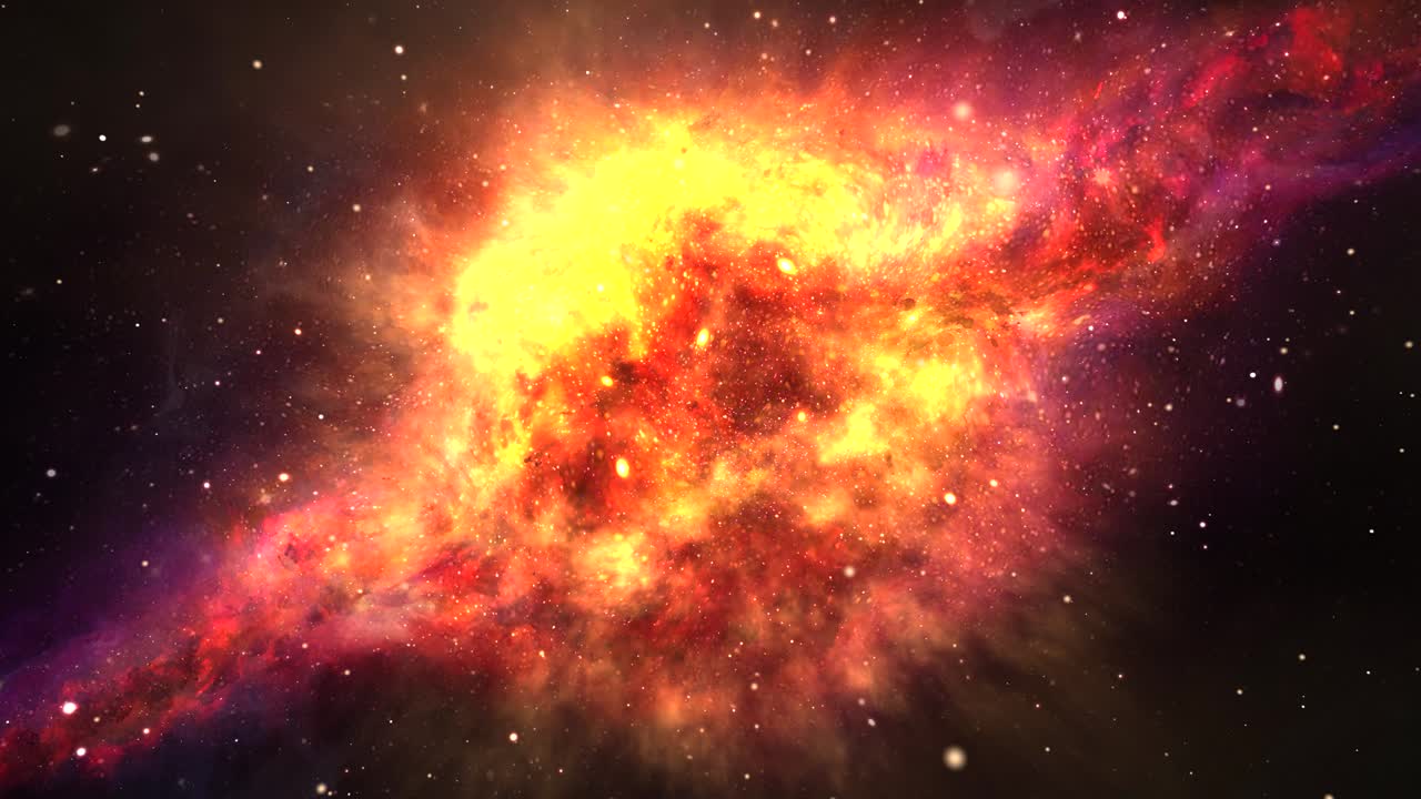 brillante espacio profundo viajando nebulosa con estrellas universo infinito y noche estrellada ciencia rotación