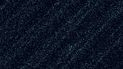 motion blue glitters and dust on dark space